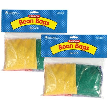 Learning Resources Rainbow Bean Bags, PK12 0545